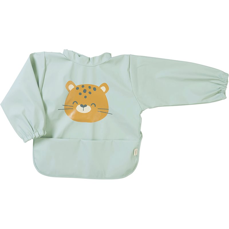 Saro Baby Waterproof Bib with Sleeves podbradníček Mint 1 ks