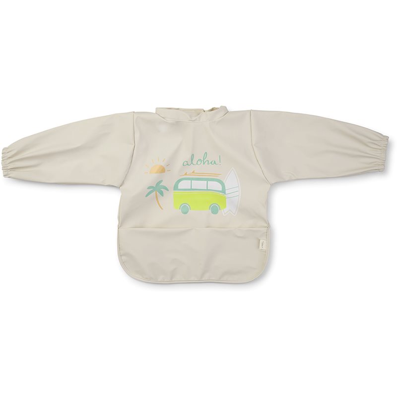 Saro Baby Waterproof Bib with Sleeves slab Aloha 1 st