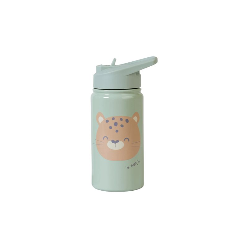 Saro Baby Saro Baby Thermos Bottle with Straw θερμός με καλαμάκι Mint 350 ml