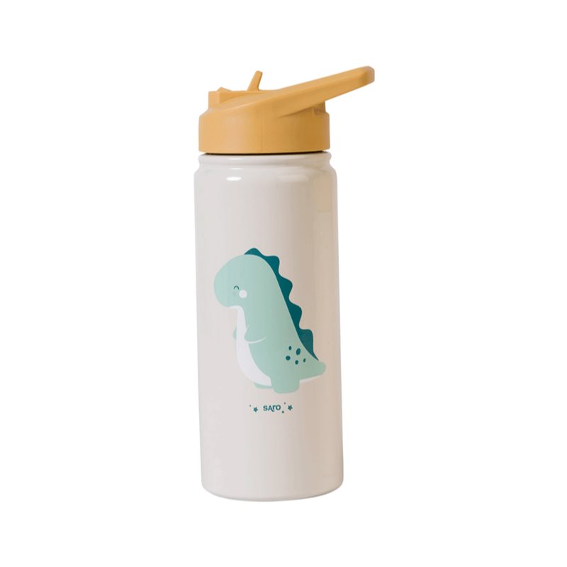 Saro Baby Thermos Bottle with Straw θερμός με καλαμάκι Sand 500 ml φωτογραφία