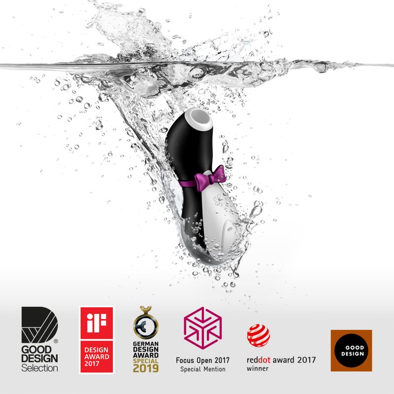 Satisfyer Penguin Stimulateur Clitoridien Black And White 12 Cm