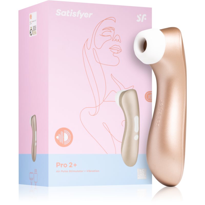 Satisfyer PRO 2+ Stimulateur Clitoridien Pink 16,4 Cm