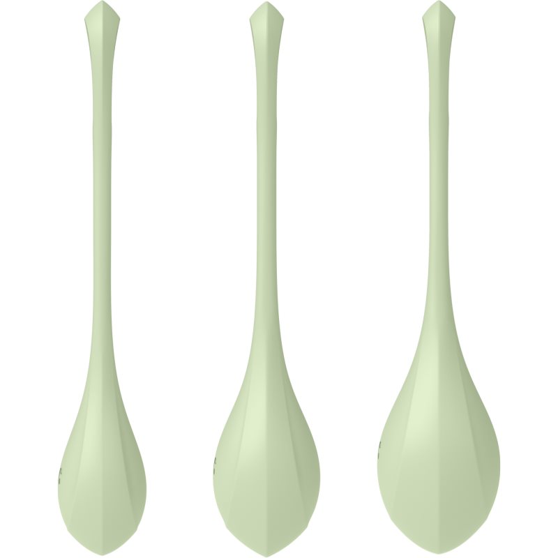 Satisfyer YONI POWER 2 TRAINING vaginální činky Green 3 ks (obrázek 3)