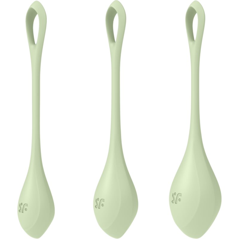 Satisfyer YONI POWER 2 TRAINING vaginální činky Green 3 ks (obrázek 4)