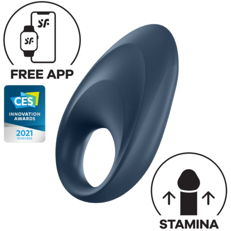 Satisfyer MIGHTY ONE Anneau Pénien à Vibrations 9 Cm