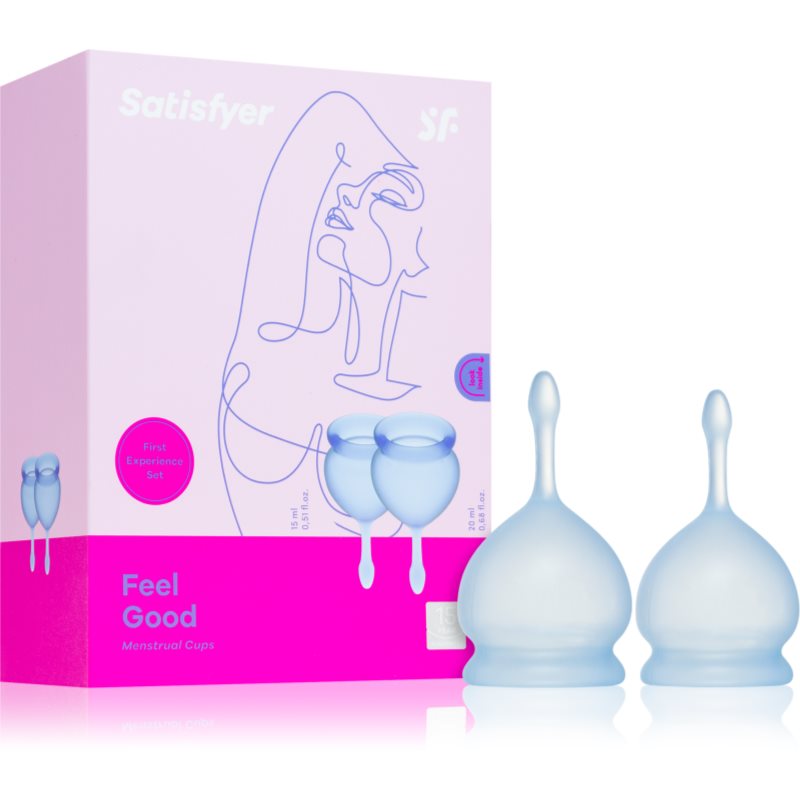 Satisfyer Feel good MENSTRUAL CUP menstruatiecup blue 2 st