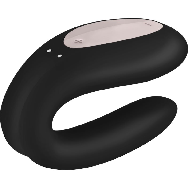 Satisfyer Double Joy párový vibrátor Black 9 cm (obrázek 5)