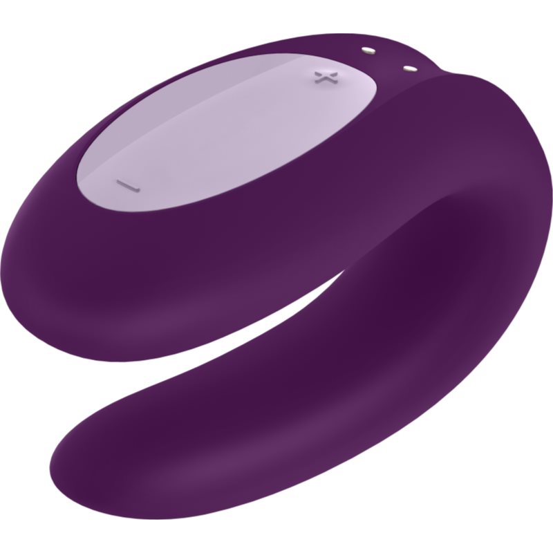 Satisfyer Double Joy párový vibrátor Purple 9 cm (obrázek 5)