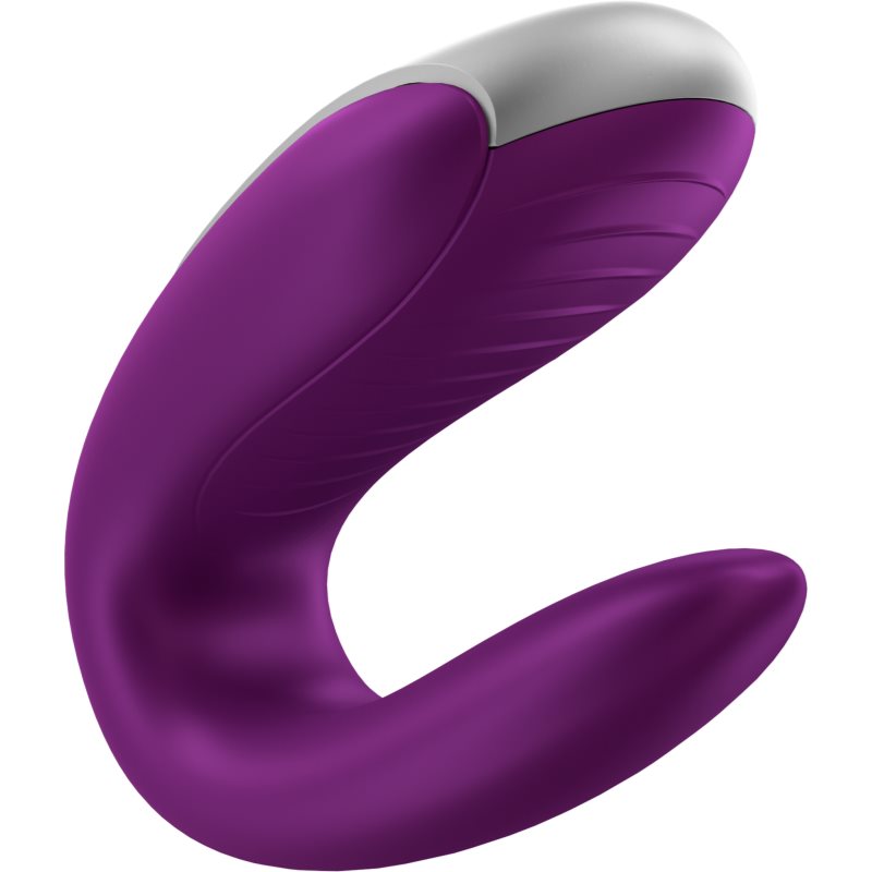 Satisfyer Double FUN Vibromasseur Pour Couples Purple 9,2 Cm