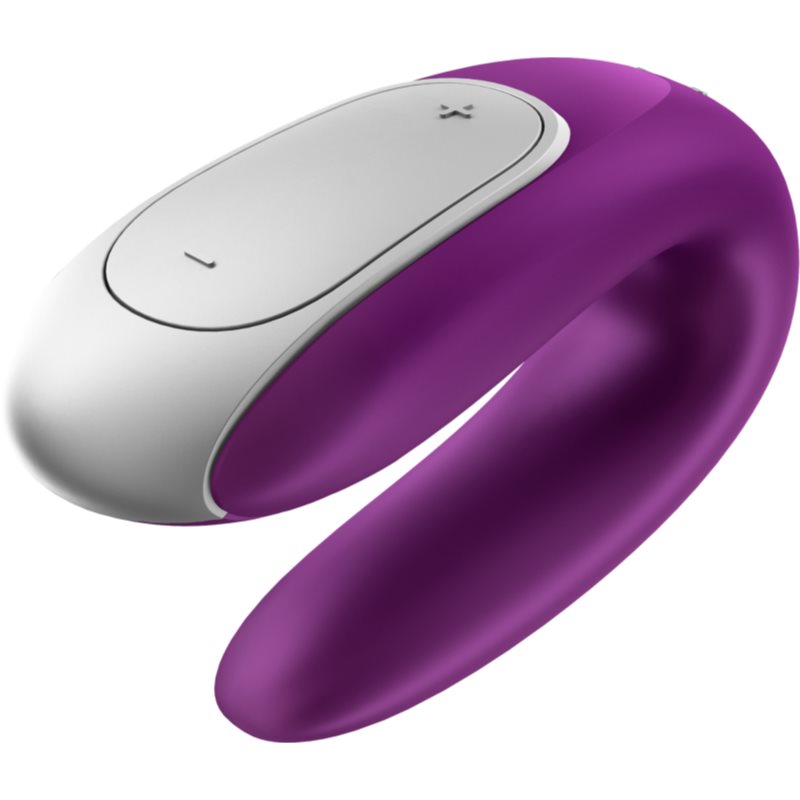 Satisfyer Double FUN párový vibrátor Purple 9,2 cm (obrázek 3)