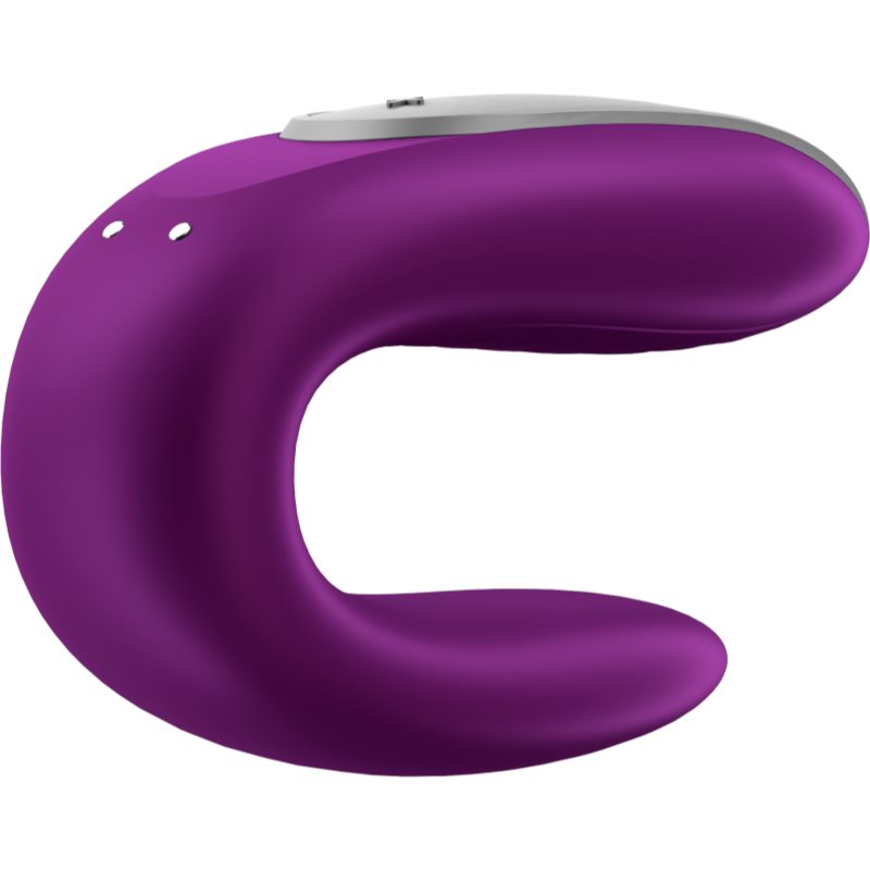 Satisfyer Double FUN párový vibrátor Purple 9,2 cm (obrázek 4)