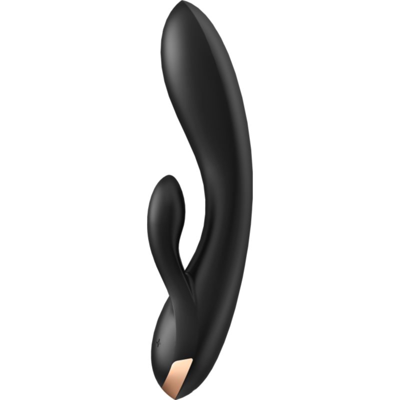 Satisfyer Double Flex vibrátor se stimulátorem klitorisu Black 20 cm (obrázek 3)