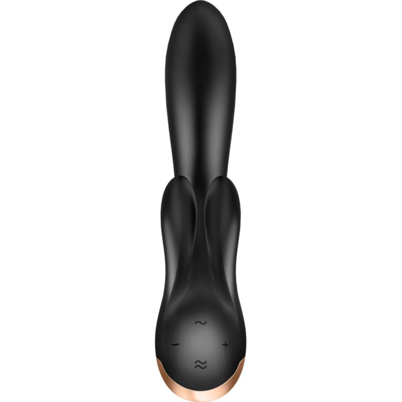 Satisfyer Double Flex vibrátor se stimulátorem klitorisu Black 20 cm (obrázek 6)