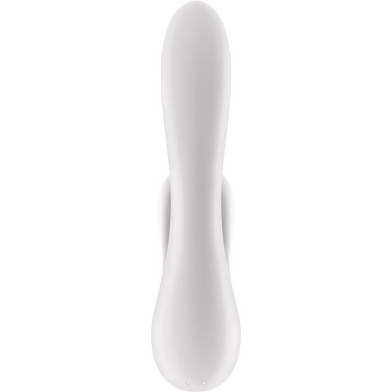 Satisfyer Double Flex vibrátor se stimulátorem klitorisu White 20 cm (obrázek 5)