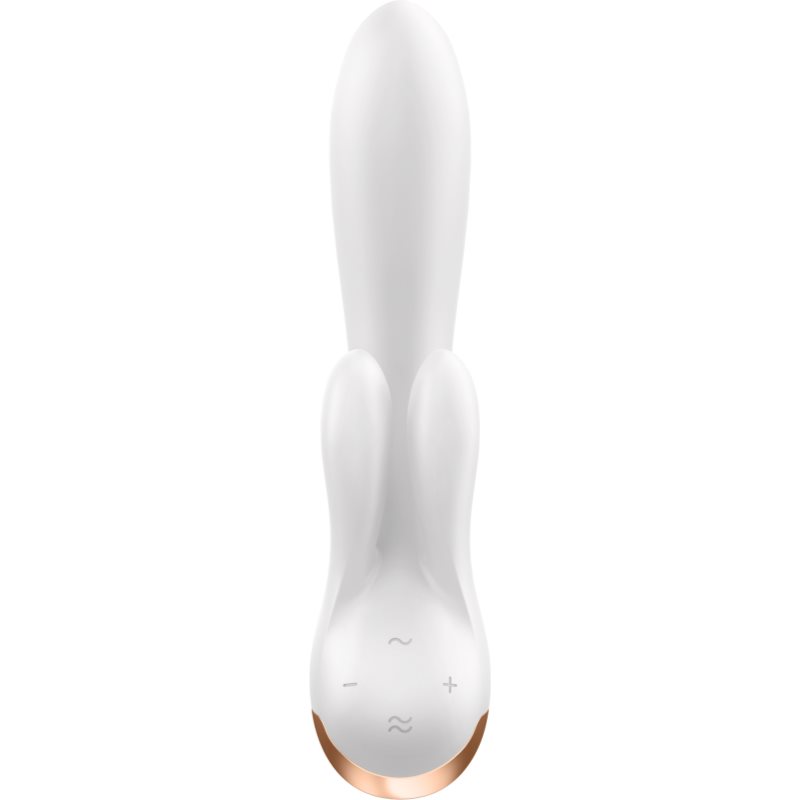 Satisfyer Double Flex vibrátor se stimulátorem klitorisu White 20 cm (obrázek 6)