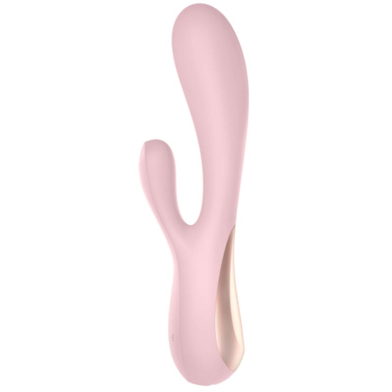 Satisfyer Mono Flex vibrátor se stimulátorem klitorisu Pink 20,3 cm