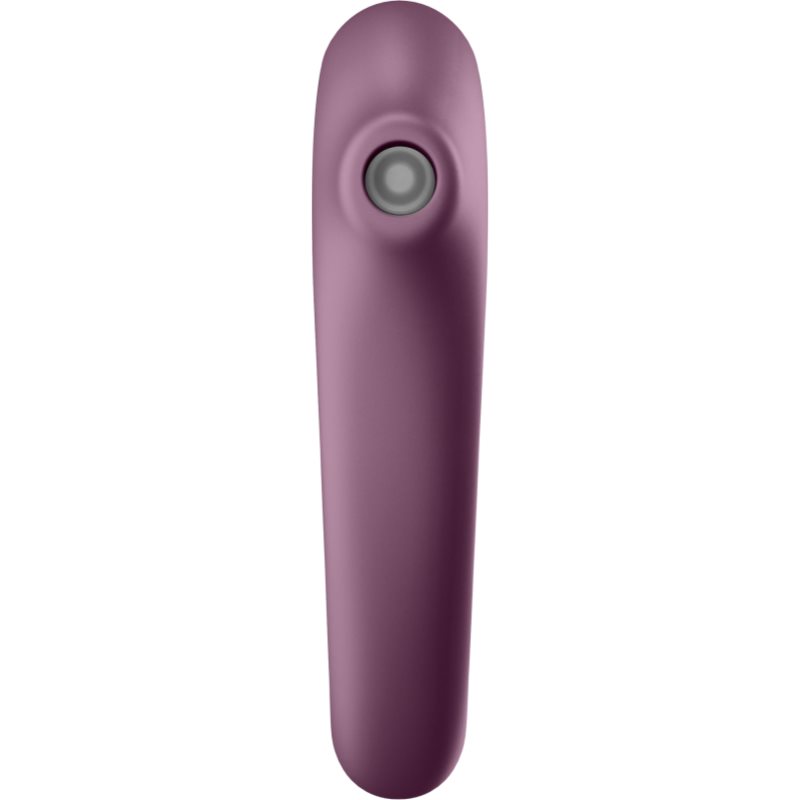 Satisfyer Dual KISS vibrátor se stimulátorem klitorisu Wine red 18,8 cm (obrázek 3)