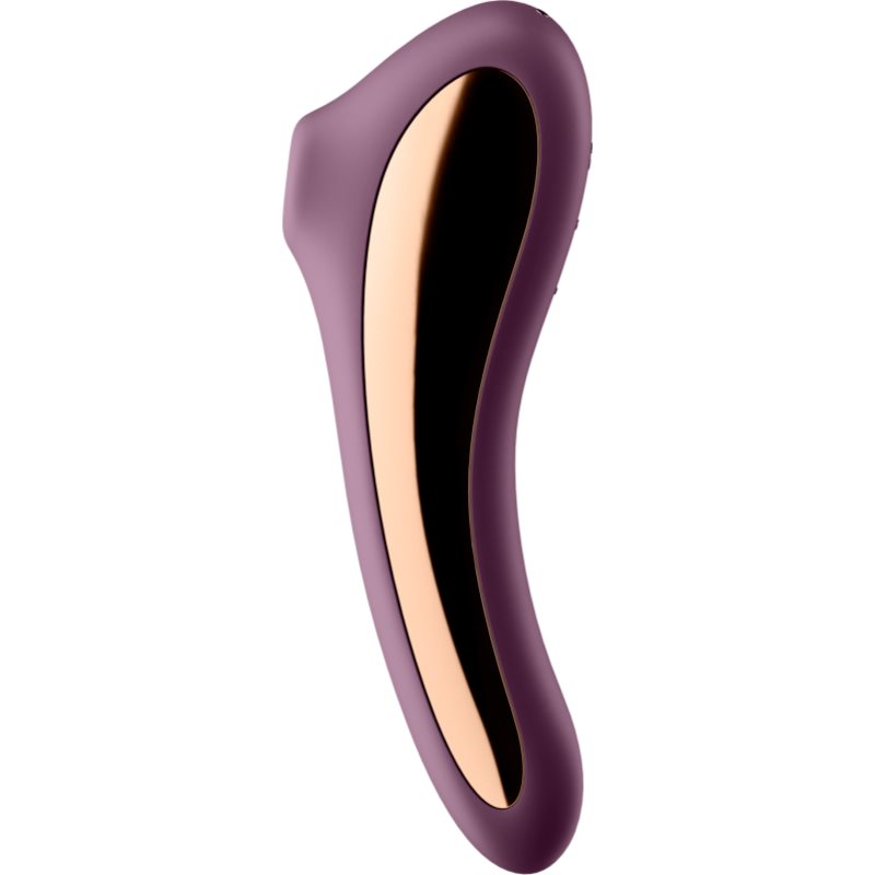 Satisfyer Dual KISS vibrátor se stimulátorem klitorisu Wine red 18,8 cm (obrázek 4)