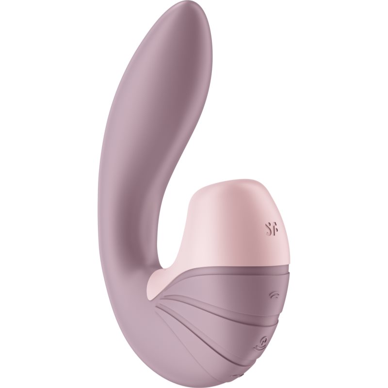 Satisfyer SUPERNOVA DOUBLE AIR PULSE vibrátor se stimulátorem klitorisu Old rose 14,5 cm (obrázek 5)