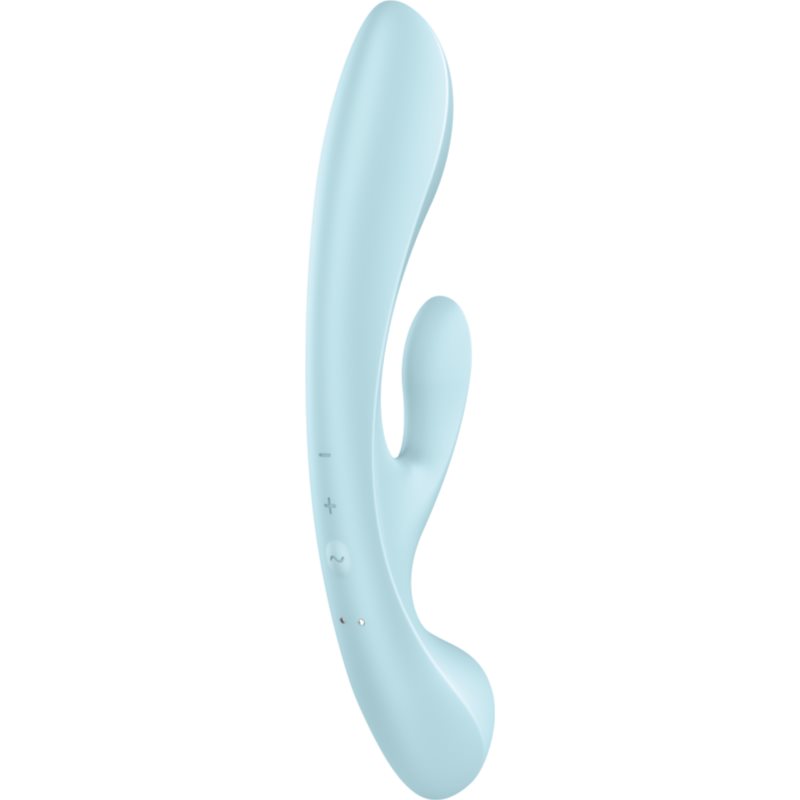 Satisfyer TRIPLE OH vibrátor se stimulátorem klitorisu Blue 23,5 cm (obrázek 5)