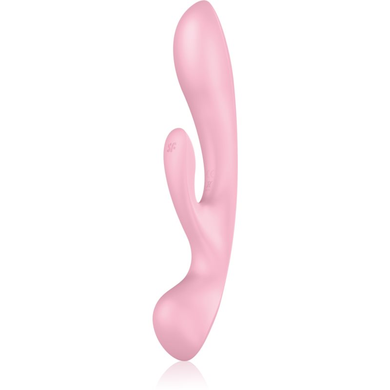 Satisfyer TRIPLE OH Vibromasseur Muni D’un Stimulateur Clitoridien Pink 23,5 Cm
