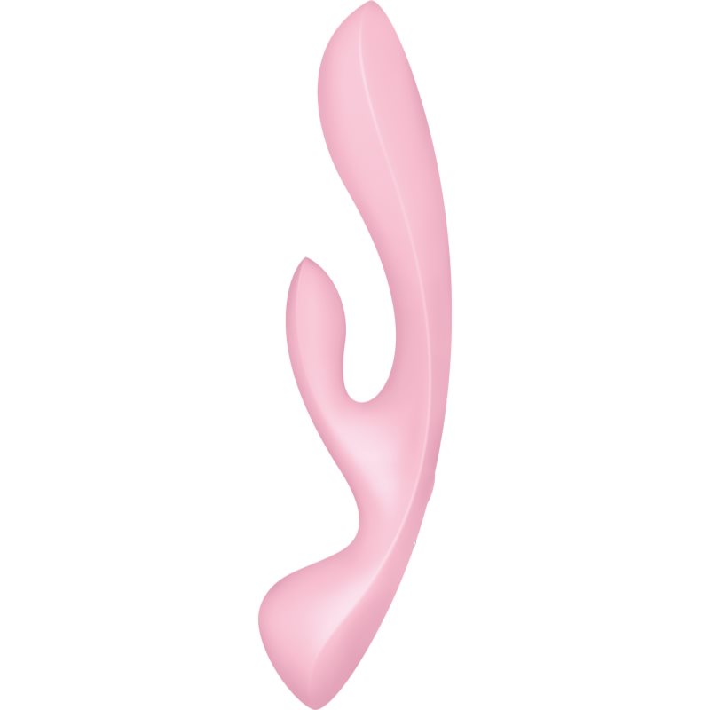 Satisfyer TRIPLE OH Vibromasseur Muni D’un Stimulateur Clitoridien Pink 23,5 Cm