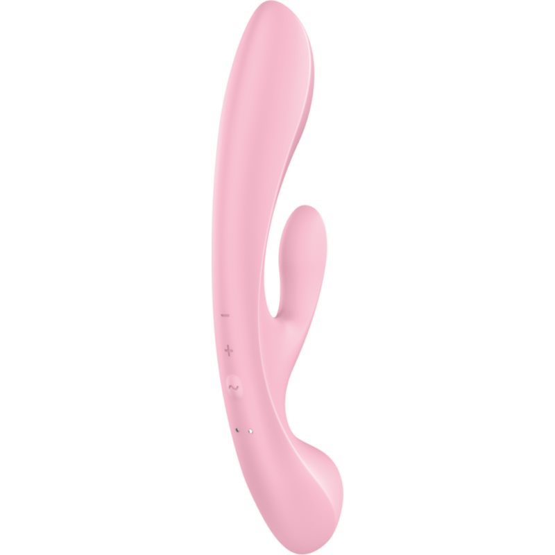 Satisfyer TRIPLE OH vibrátor se stimulátorem klitorisu Pink 23,5 cm (obrázek 5)