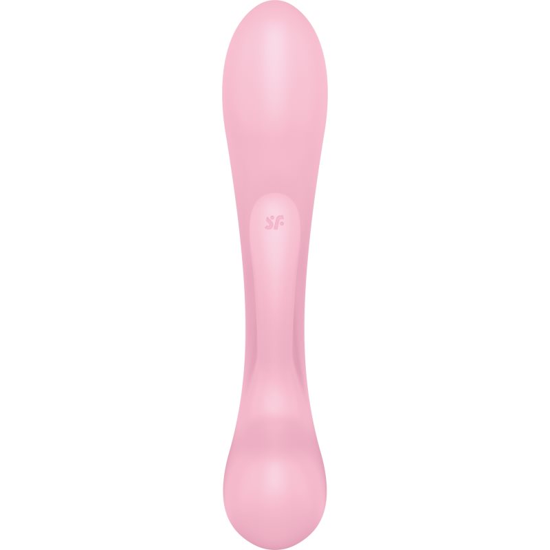 Satisfyer TRIPLE OH vibrátor se stimulátorem klitorisu Pink 23,5 cm (obrázek 6)