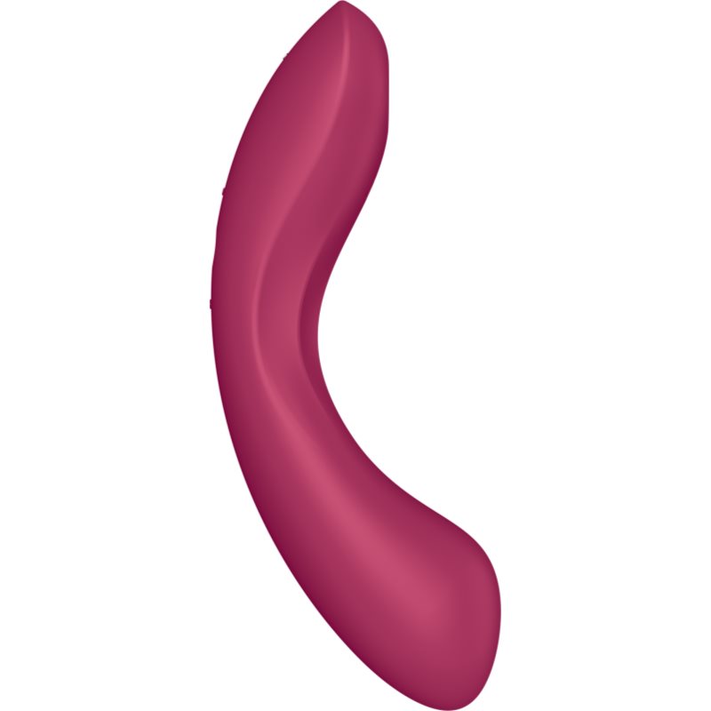 Satisfyer Curvy Trinity 1 vibrátor se stimulátorem klitorisu red 17,5 cm (obrázek 3)