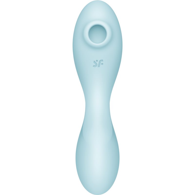 Satisfyer Curvy TRINITY 5+ vibrátor se stimulátorem klitorisu Blue 16,4 cm (obrázek 4)