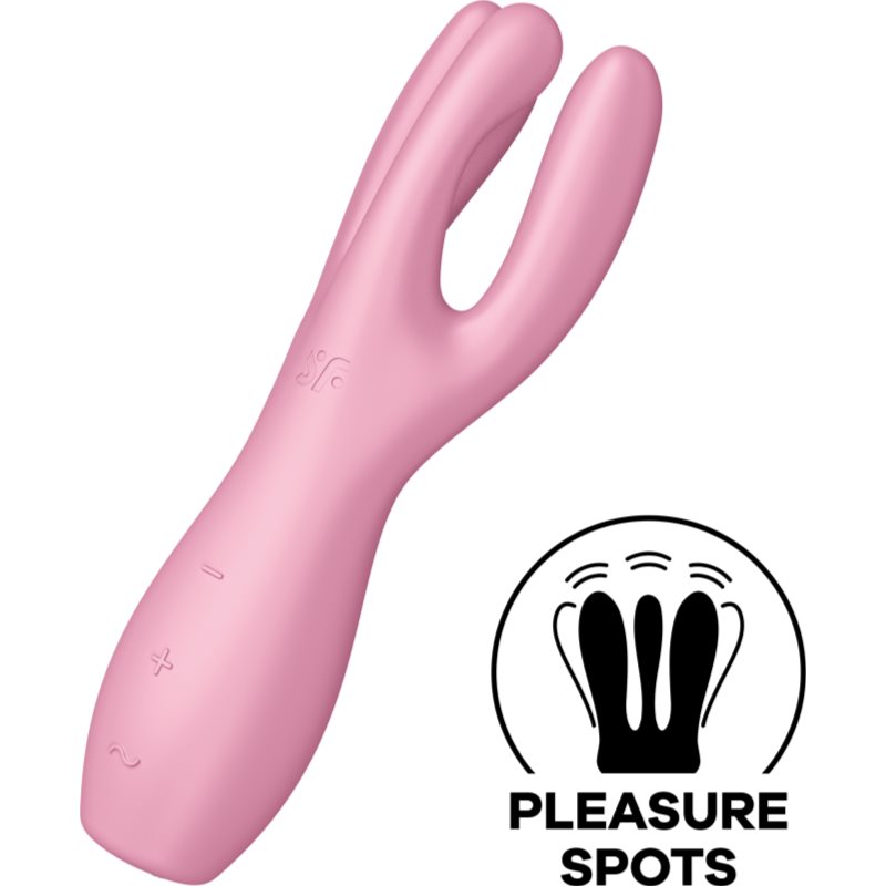 Satisfyer THREESOME 3 Stimulateur Pink 14 Cm