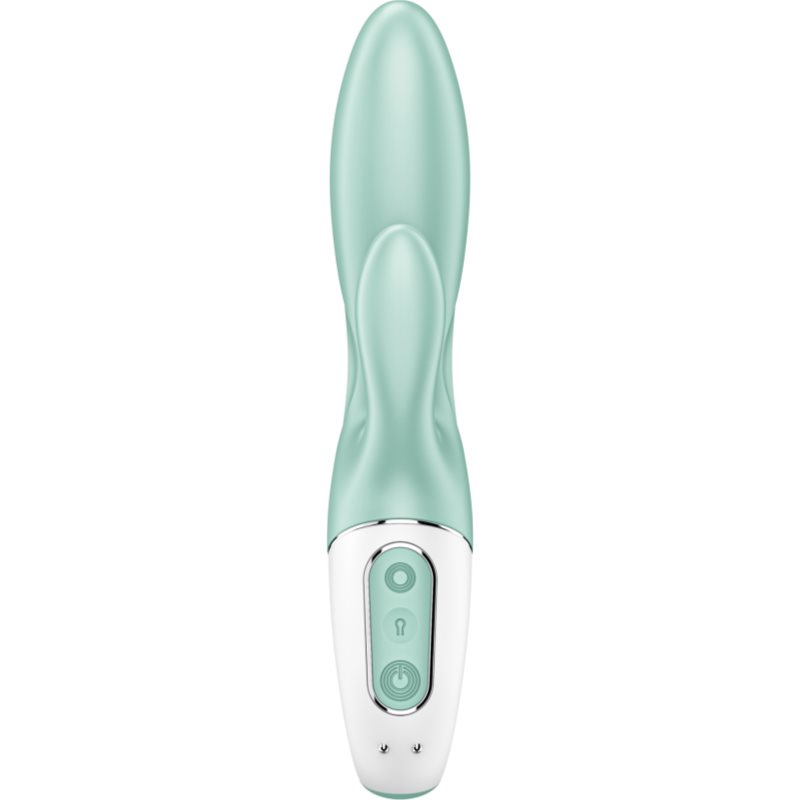 Satisfyer AIR PUMP BUNNY 5+ vibrátor se stimulátorem klitorisu Mint 20.2 cm (obrázek 3)