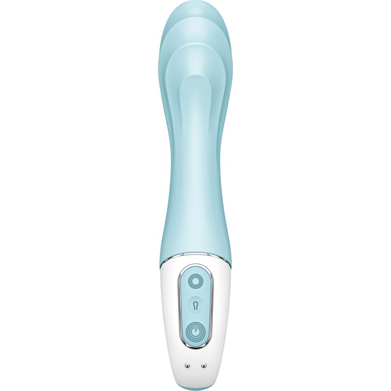 Satisfyer AIR PUMP VIBRATOR 5+ vibrátor Blue 20 cm (obrázek 5)