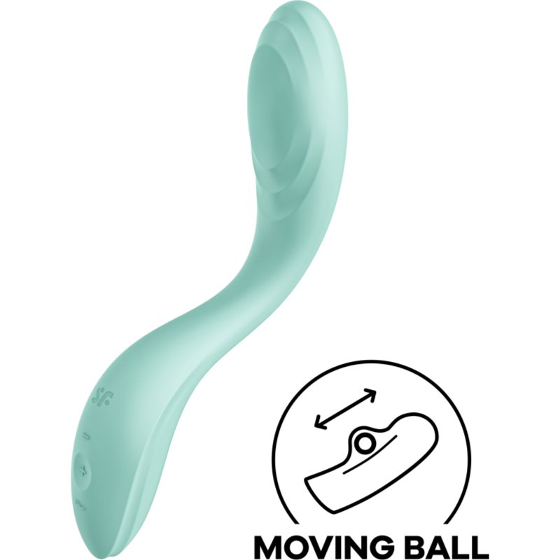 Satisfyer RRROLLING PLEASURE G-Spot Vibreur Mint 22 Cm