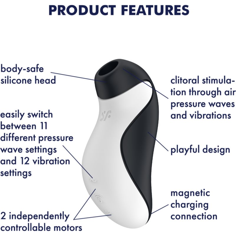 Satisfyer Orca Stimulateur Clitoridien 11,5 Cm