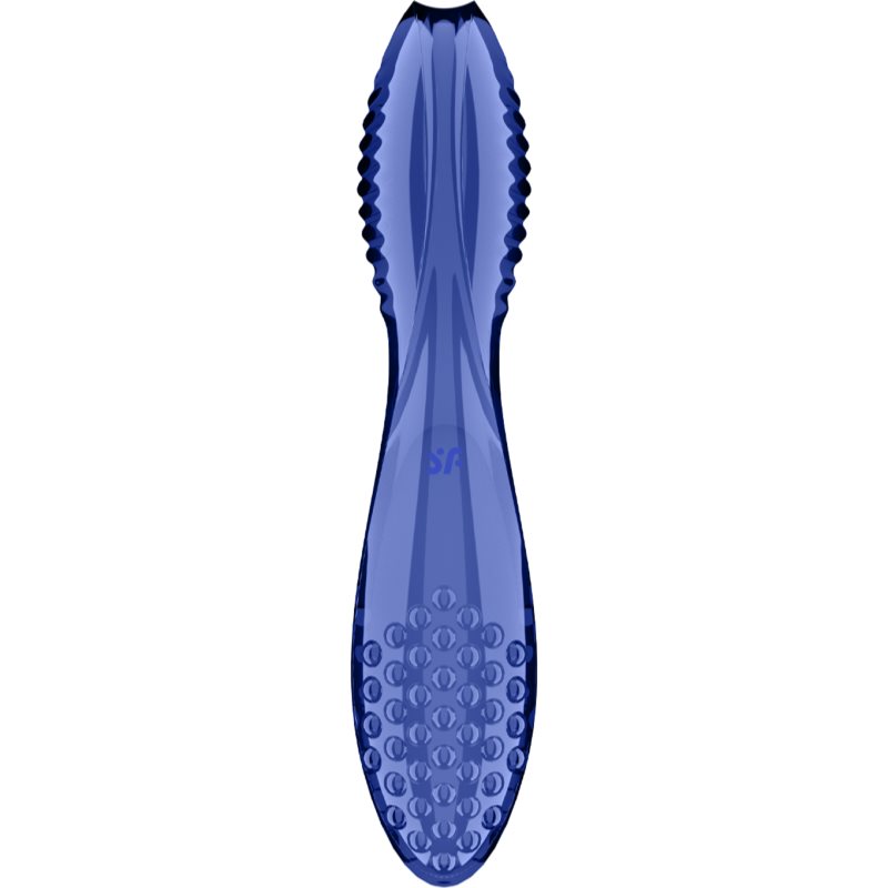 Satisfyer Dazzling Crystal 2 dildo Blue 20 cm (obrázok 3)