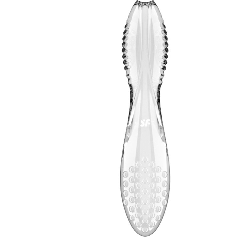 Satisfyer Dazzling Crystal 2 dildo Transparent 20 cm (obrázok 3)