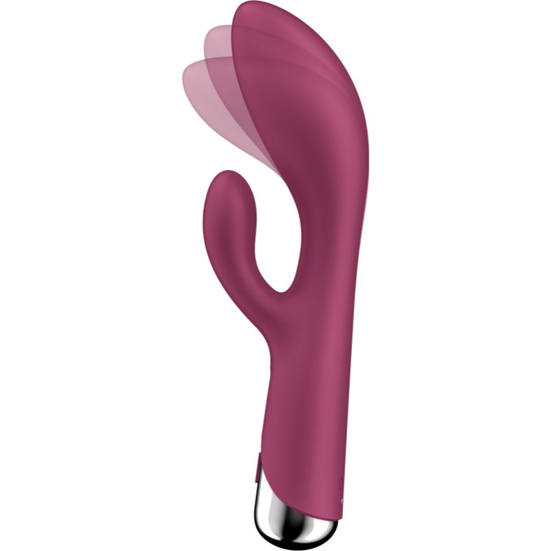 Satisfyer Spinning Rabbit 1 Rotating Shaft vibrátor se stimulátorem klitorisu rotační Red 20 cm (obrázek 3)