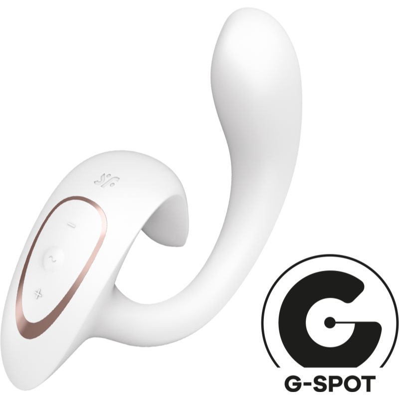 Satisfyer G for Goddess 1 vibrátor se stimulátorem klitorisu White 18.5 cm (obrázek 3)
