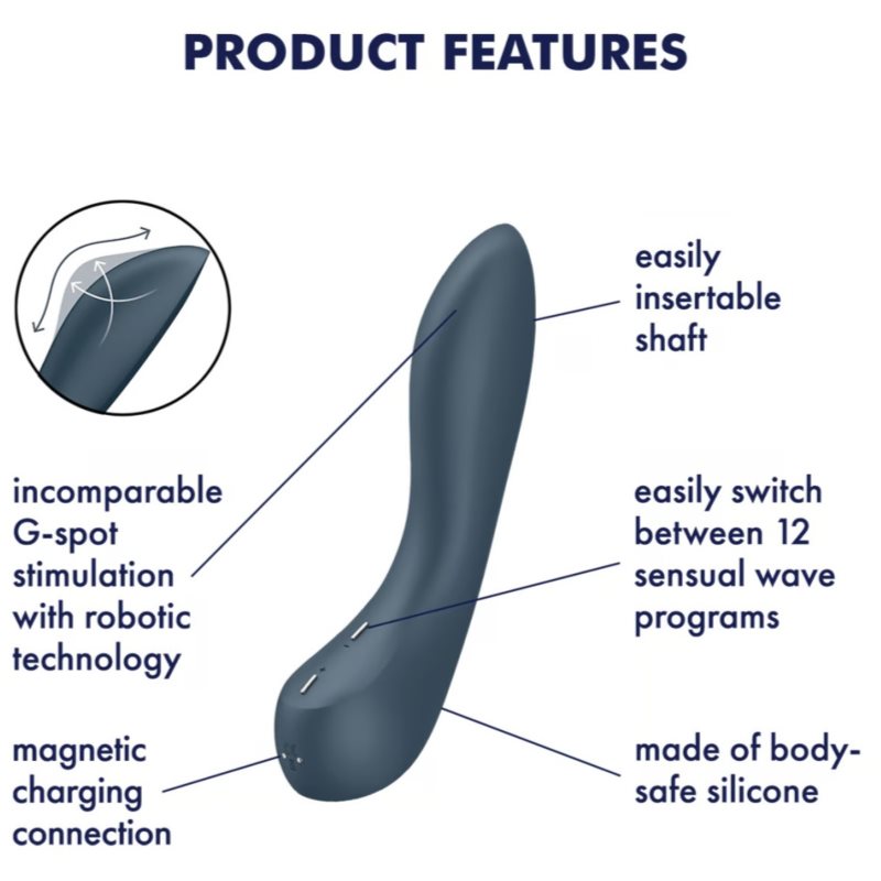 Satisfyer G-SPOT Wave 4 vibrátor 20.8 cm (obrázek 5)