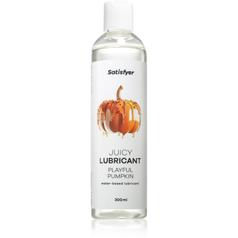 Satisfyer Juicy Lubricant lubrikační gel s příchutí Playful Pumpkin 300 ml