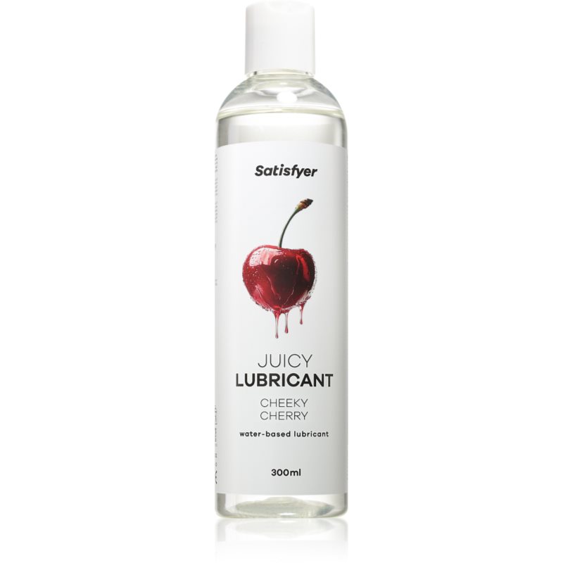 Satisfyer Juicy Lubricant lubrikační gel s příchutí Cheeky Cherry 300 ml
