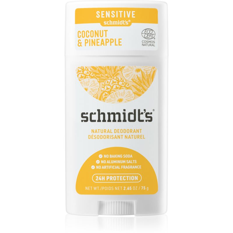 Schmidt's Coconut Pineapple pieštukinis dezodorantas 75 g