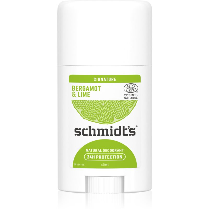 Schmidt's Bergamot + Lime čvrsti dezodorans 40 g