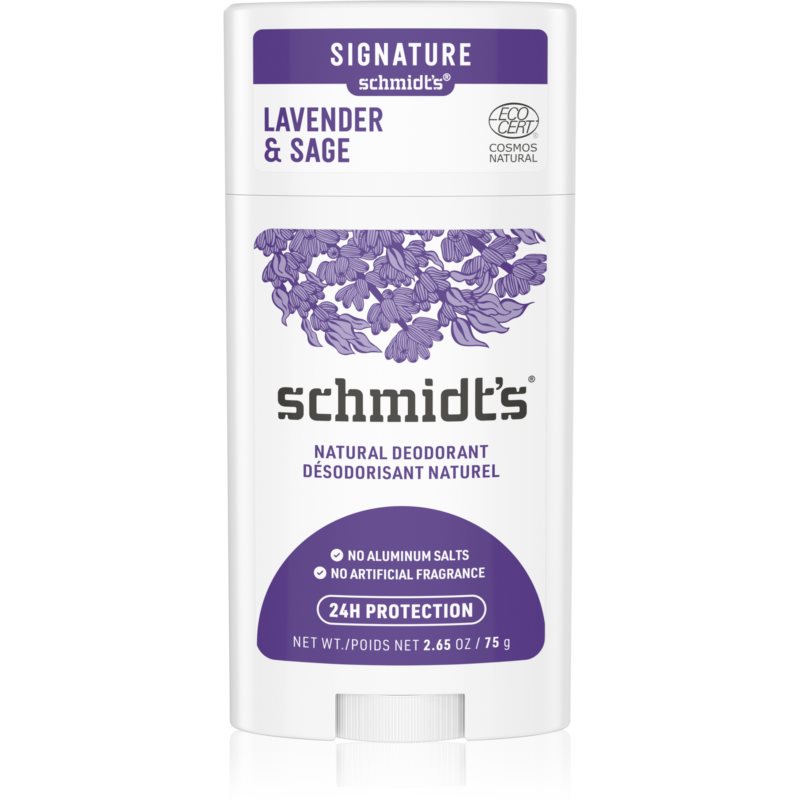 Schmidt's Lavender & Sage pieštukinis dezodorantas 58 ml