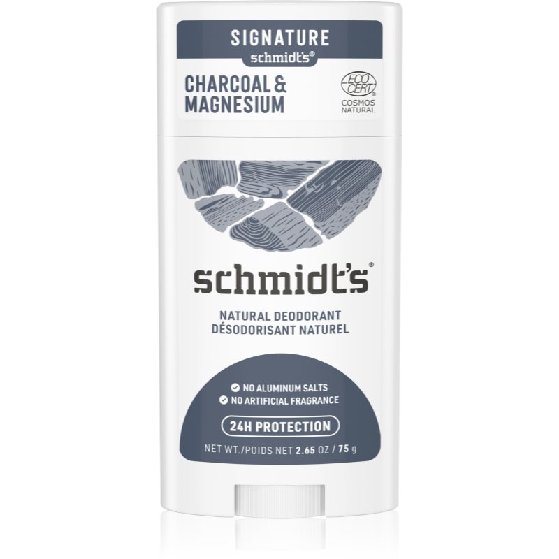 Schmidt's Charcoal   Magnesium tuhý dezodorant 24h 75 g