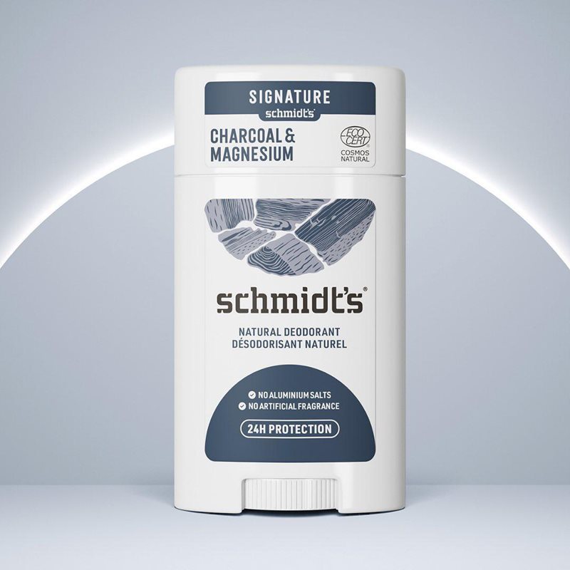 Schmidt's Charcoal + Magnesium Deodorant Stick 24 H 75 G