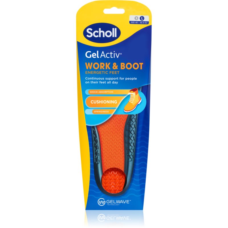 Scholl GelActiv Insole Work skoinlägg 1 par pair male