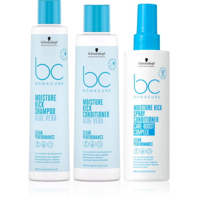 Schwarzkopf Professional BC Bonacure Moisture Kick zestaw odżywienie i nawilżenie