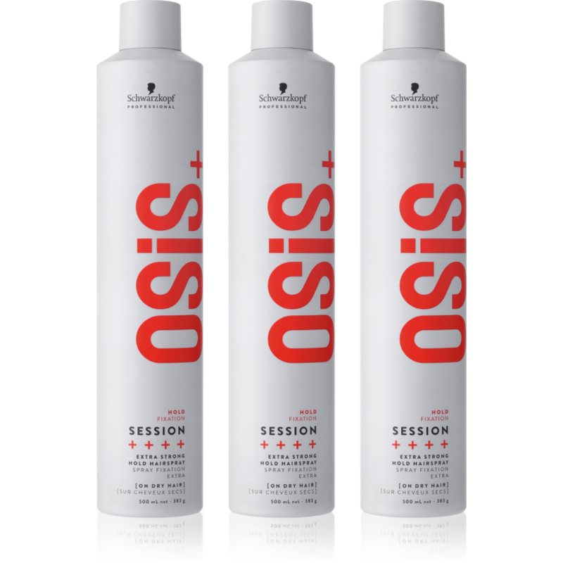 Schwarzkopf Professional Osis  Session lak na vlasy so silnou fixáciou výhodné balenie